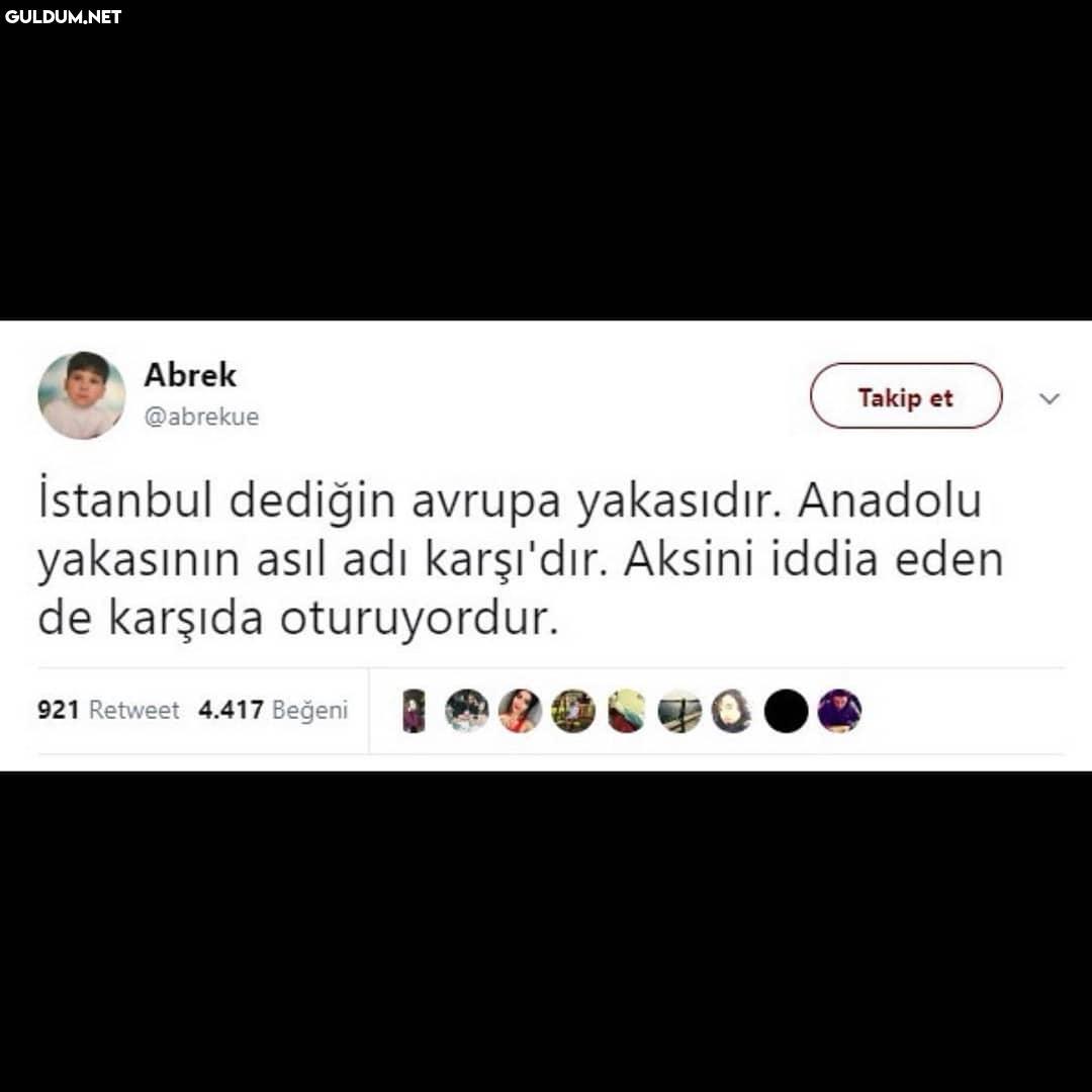 İstanbul dediğin avrupa...