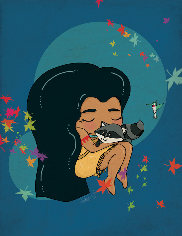 wonderhawk:  girlsbydaylight:  Chibi Disney Princesses by aprilmdesigns  Cuddle