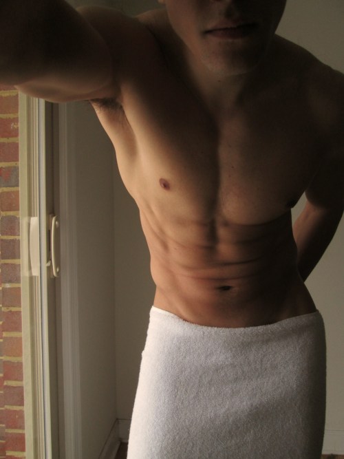 texasfratboy:love a boy in a towel and nothin’ else - and this boy is perfect no matter what side you look at!