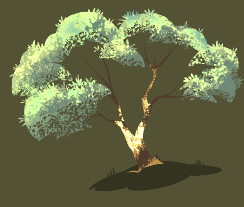 Heres One Way I Draw Trees~