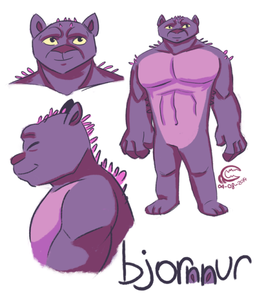 doodlin-dragon:new oc, though at the moment he hasn’t much of a story on him. bjornnur’s his name, a