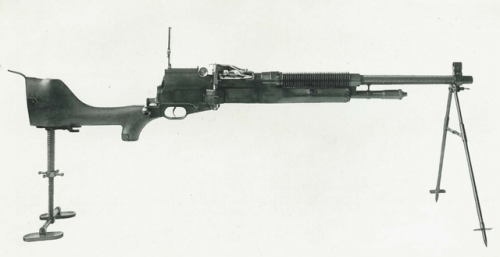 historicalfirearms:Benét-MerciéAutomatic Machine Rifle Model 1909Laurence Benét and Henri Mercié des