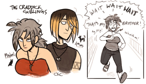 Sudden Insaneography comic-excerpt-thing! It started with that darn sketch of the Craddock siblings 