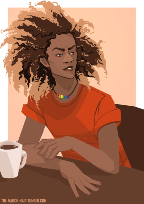 the-march-hair:The next nu!canon. Because why have only one Enjolras anyway?He’s mixed race. His mot