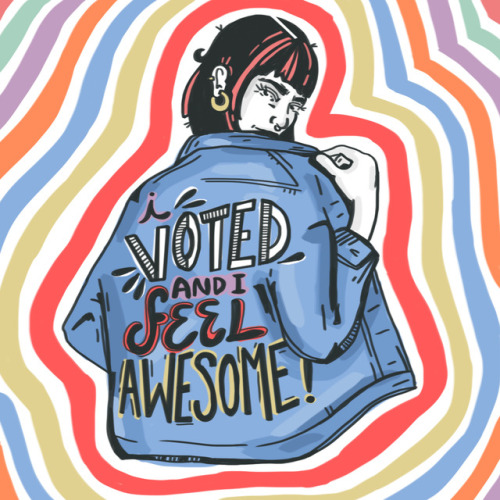 I VOTED &amp; I FEEL AWESOME. DID YOU?! ✔️✔️✔️