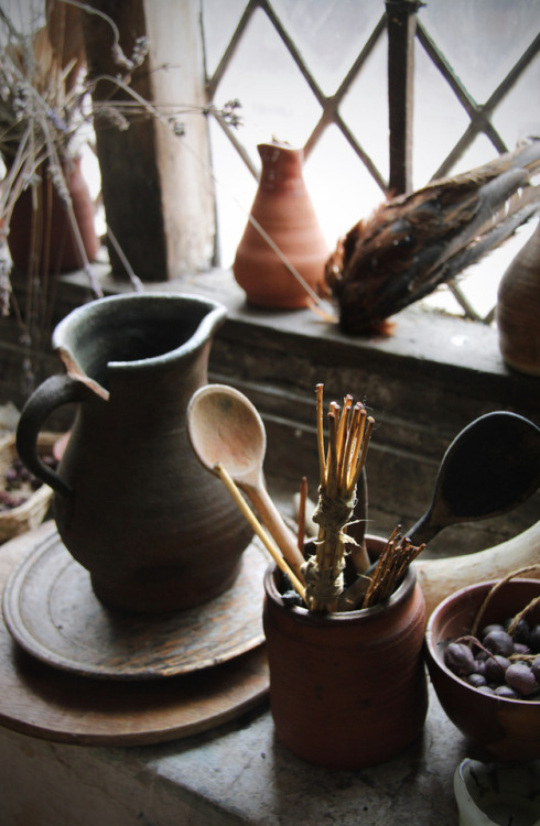 medieval-woman - Kentwell Hall - Herbalists’ room by Kotomi_