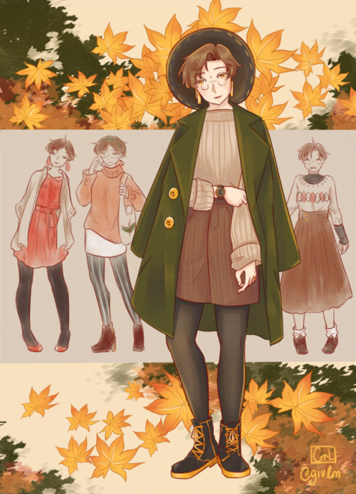 Jaehee Kang: Fall EditionFinal illustration for @jaeheezine!