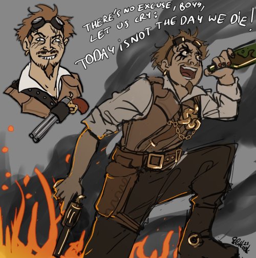 Drawing The Mechanisms Fanart In 2023? Surely Not Me'nyways Here's Jonny D'ville, Your Humble Capitain