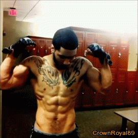 crownroyal89:  george hill at the gym.. 