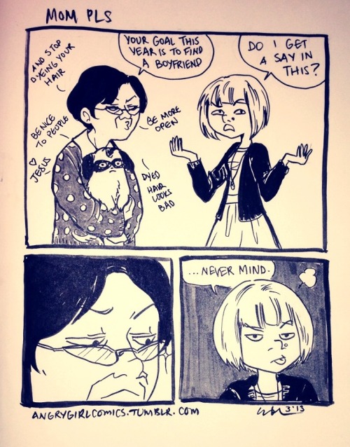 angrygirlcomics: Don’t argue with Asian moms