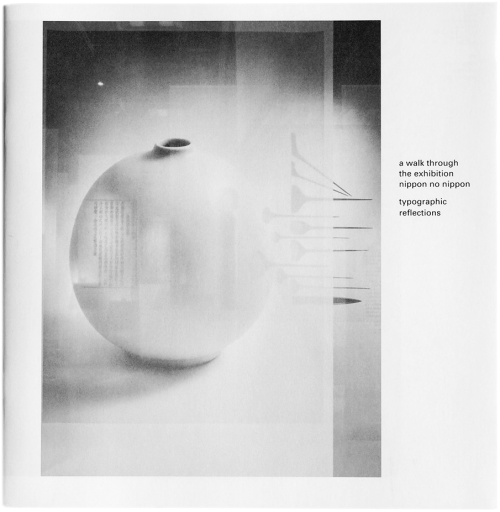 garadinervi:«typographic reflections», ‘a walk through the exhibition nippon no nippon’, helmut schm