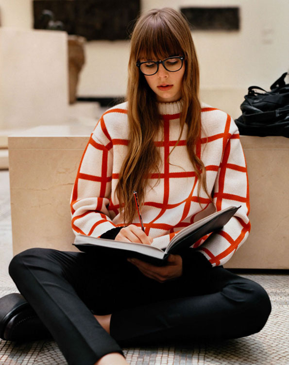 crematorie:  “Approaches to the History of Art”  Edie Campbell by Alasdair