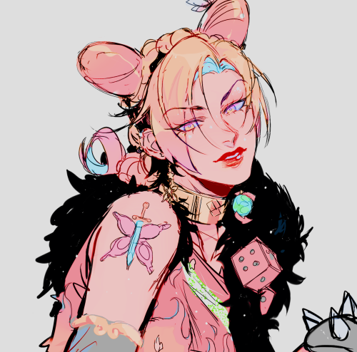 josukespimphand: Posting this old wip here since it’s still Jolyne day and idk when I’m 