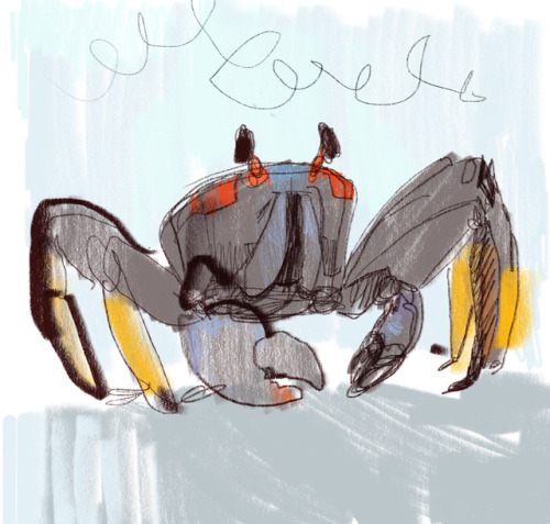 I’ve been making CRABS on the weekends with my iPad Pro - here are some of them! *Scuttle scuttle sc