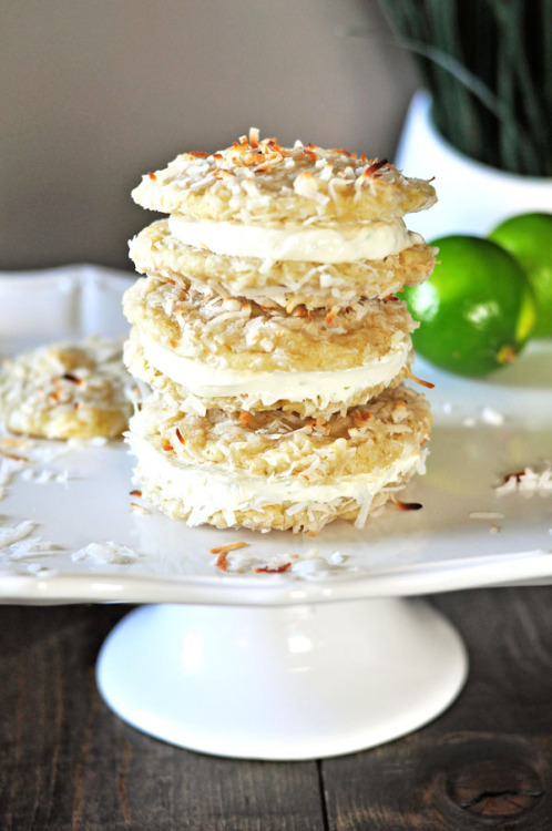 Porn photo foodishouldnoteat:  Coconut lime cookies 