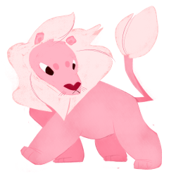fawnduu:I started watching steven universe while animating so I had to doodle his lion before bed!