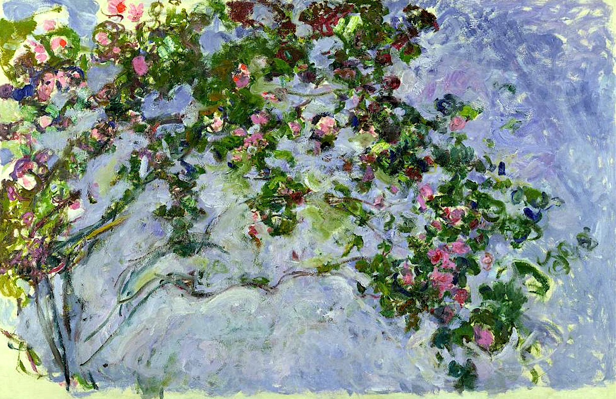  Claude Monet Roses (Les Roses) (1925–26) 
