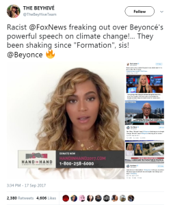 xomoodynymphetxo: bellaxiao: Bey has done more for the hurricane survivors than any of those commentators so they need to shut it they need to shut the fuck up. Shes out there helping people while those ignorant fucks are turning their noses up towards