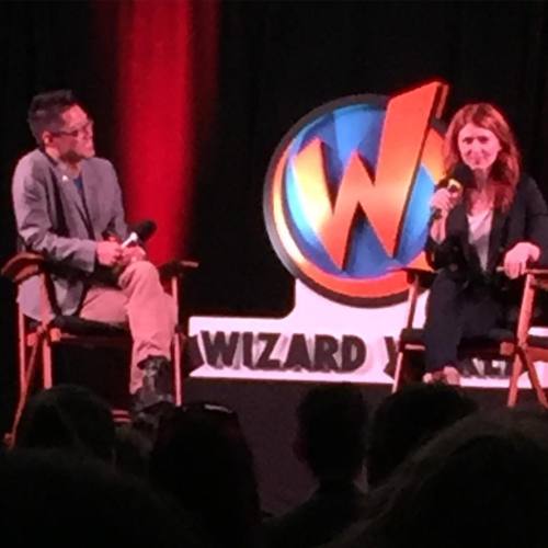 In panel with Jewel Staite! #firefly #serenity #wizardworld #wizardworldmadison #conlife (at Alliant