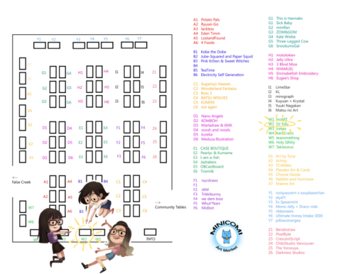 Hi everyone! I’m going to be at Minicomi this Saturday with @tofushou and @mingming897. C