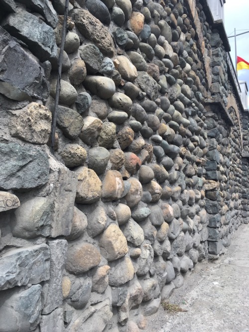 Stone wall, Cuenca, Ecuador