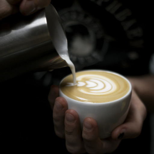 Porn photo espresso-lovers:  #Rosetta #latte  #coffee
