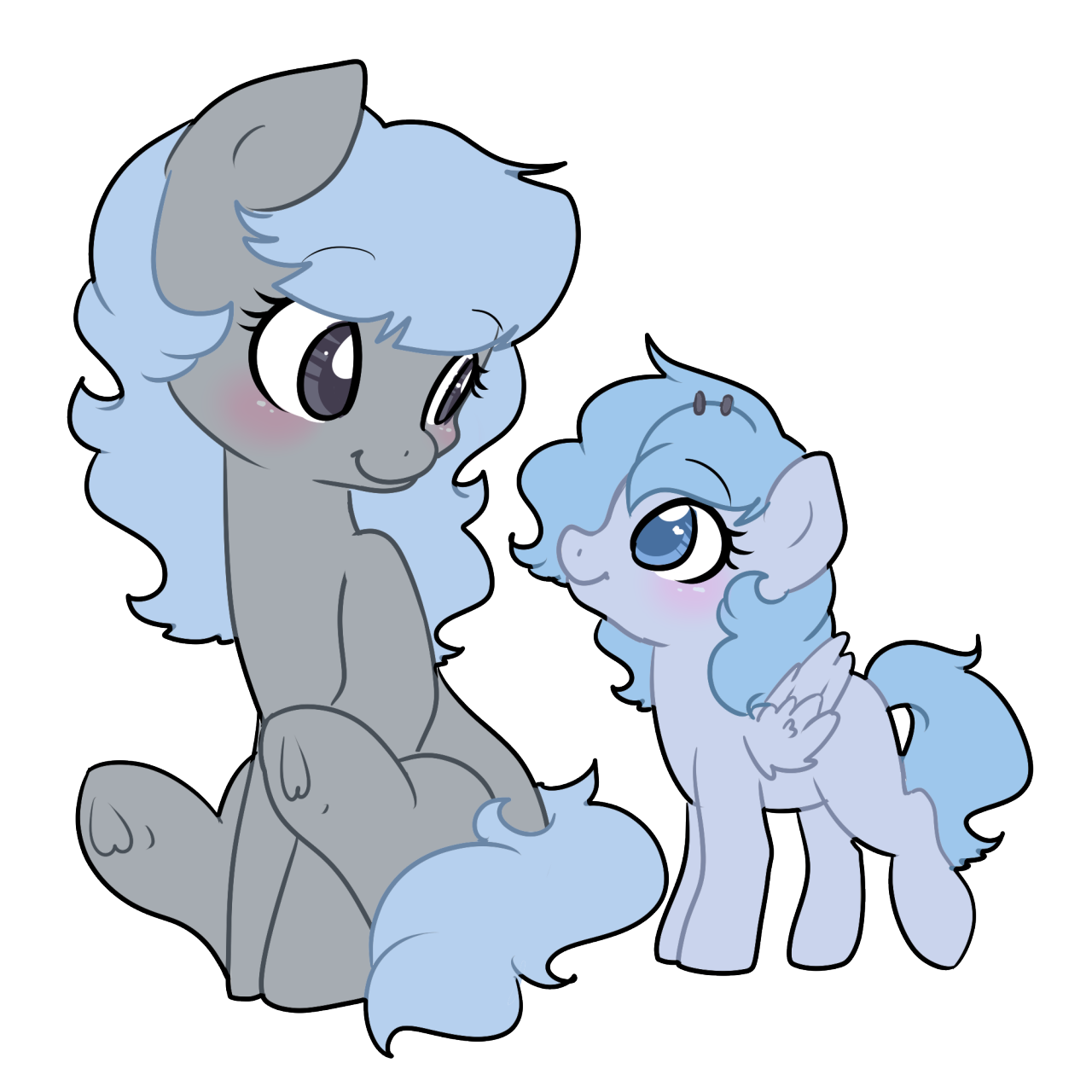 bubblepopmod:  Tiny horse loves her mod and mod loves her tiny nerd horse.  Hnnng