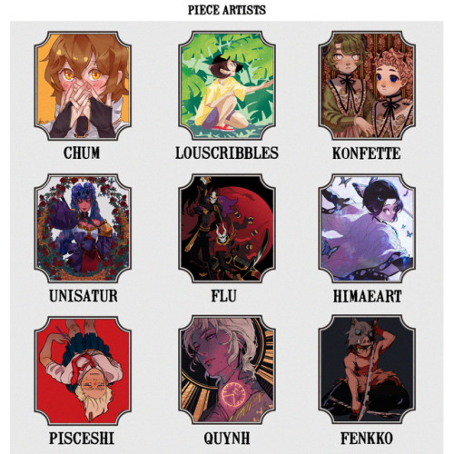 knyzine:OUR CONTRIBUTOR LIST IS HERE!Here’s the full list of all 63 participants of the Kimetsu no Y