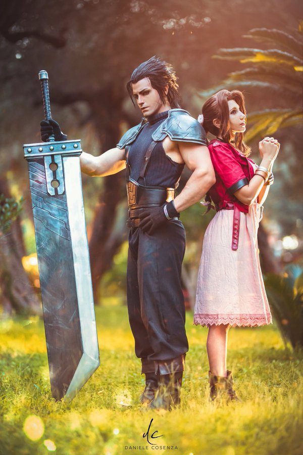 soldierhero-and-flowergirl: “Zack: Taryn (IG / Twitter) Aerith: Celaena (IG / Twitter) Photographer: Daniele Cosenza (IG / Twitter) *) posted with permission ”