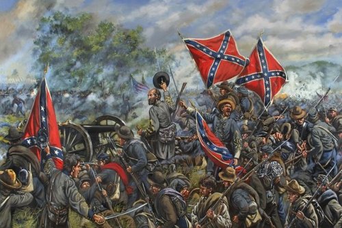 bantarleton:American Civil War art by Mark Maritato. 