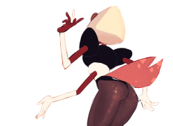 slbtumblng:  shacklefunk:  when sardonyx was first introduced i drew a bunch of pictures of her butt and then forgot about it until now  *tears of joy*   magical booty~ &lt;3