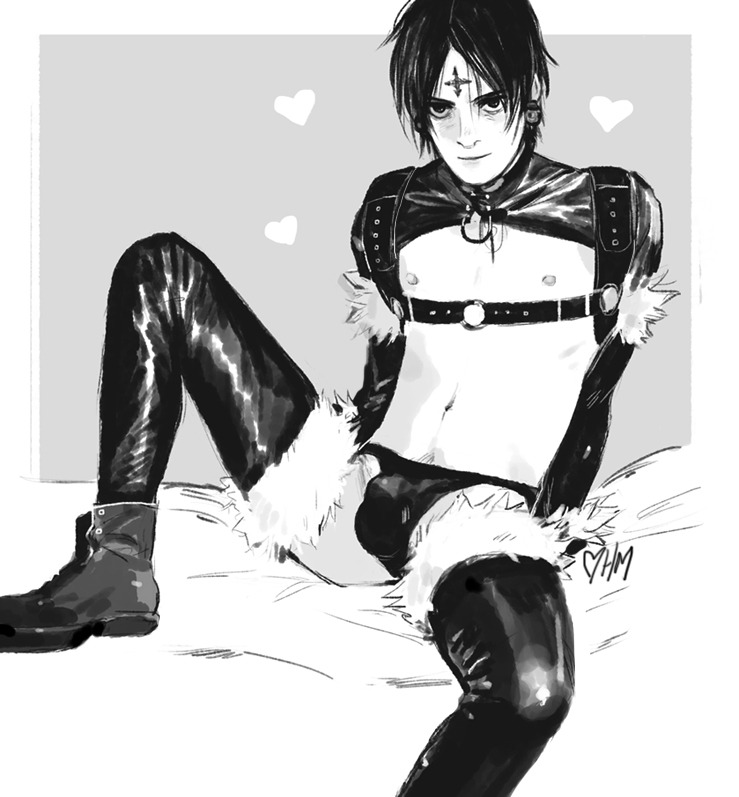 My darling Thea sent me a pic of this outfit asked if Chrollo would wear it and the