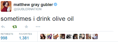 doctorisles:When I find myself in times of trouble, Matthew Gray Gubler comes to me, speaking words 