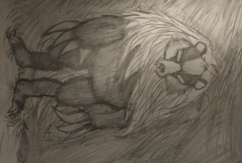 I Don't Know Why It's Sideways..? Let's Pretend The "camera" Was Toppled, But I Drew My Favorite Bosses