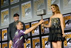 guardianofscrewingup:  arms-and-arrows:  jewishdragon:  feministscoundrel:  This photo means a lot to me. And I’ll tell you why.  Natalie Portman, as we know, was shut out of Marvel. She chose not to sign any new contract not just because of the way