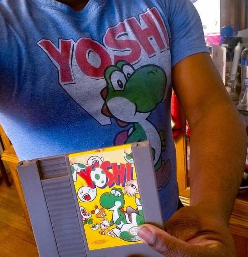 Yoshi! for the NES! I love this game! Did you guys play it?#yoshi #nes #nintendo #videogames #retro 