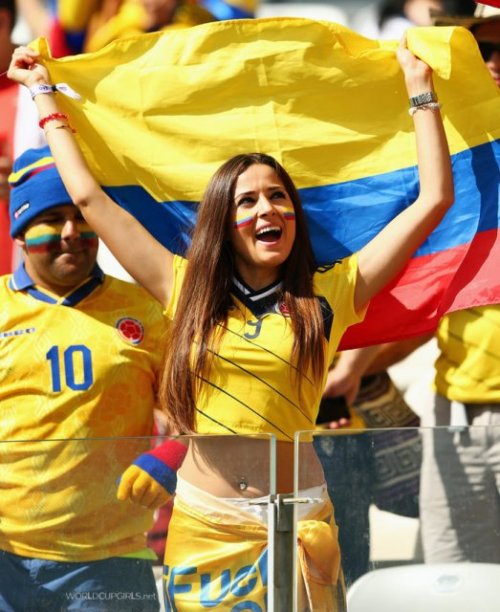 taengochaerin:  Colombian girls - World Cup