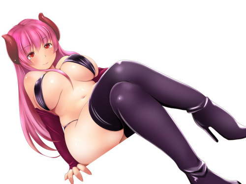 hentaibeats:  Demon Girl Set 2!   Click here for my facebook ecchi page! (Has bonus ecchi content not posted on my tumblr!) Sources![ 1 – 神通ちゃん詰め by プラムボン/ぷらむ on pixiv ][ 2 – 方天戟 on nicovideo ][ 3 – 誘惑 by