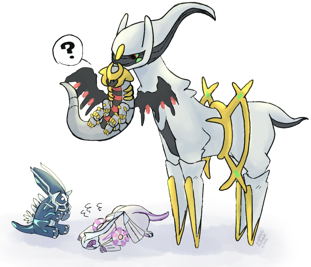 EliteRobo on X: The true Antithesis of Arceus! In this form, Giratina  acts as a counter to the creator's signature move! And here's also the shiny  design!  / X