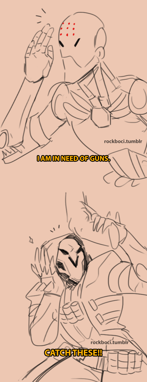 rockboci: Gunyatta and Reaper are bffs