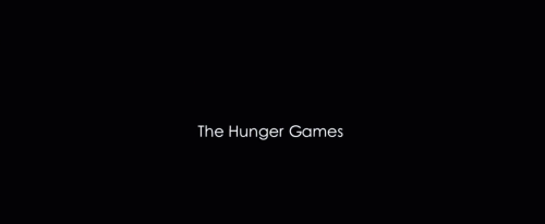 Title cards from The Hunger Games Franchise films