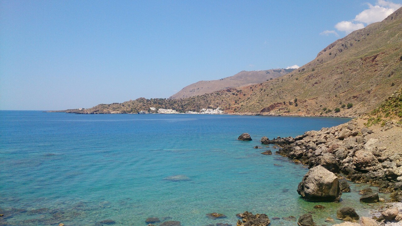 Walking the E4 heading towards Loutro. 
