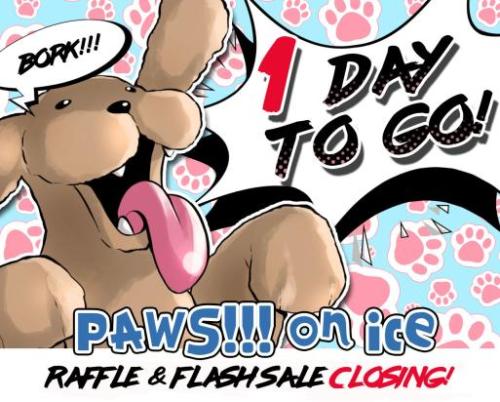 LAST DAY to order your copy of Paws!!! on Ice or enter our raffle to win a prize bundle valued over 