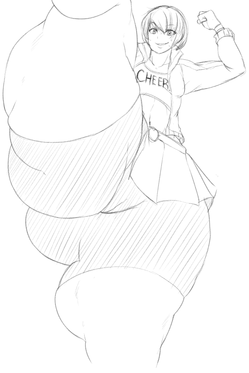 Porn overlordzeon:  Chie sketch comm for @chiebutt photos