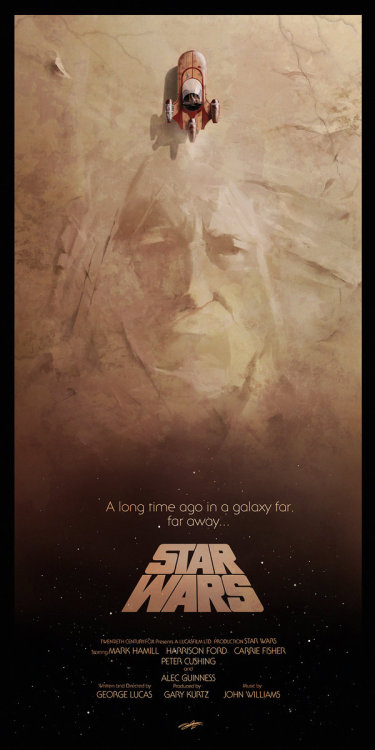 Tatooine | Star Wars Movie Poster – By Andy Fairhurst of North Wales, United Kingdom(via @Geek