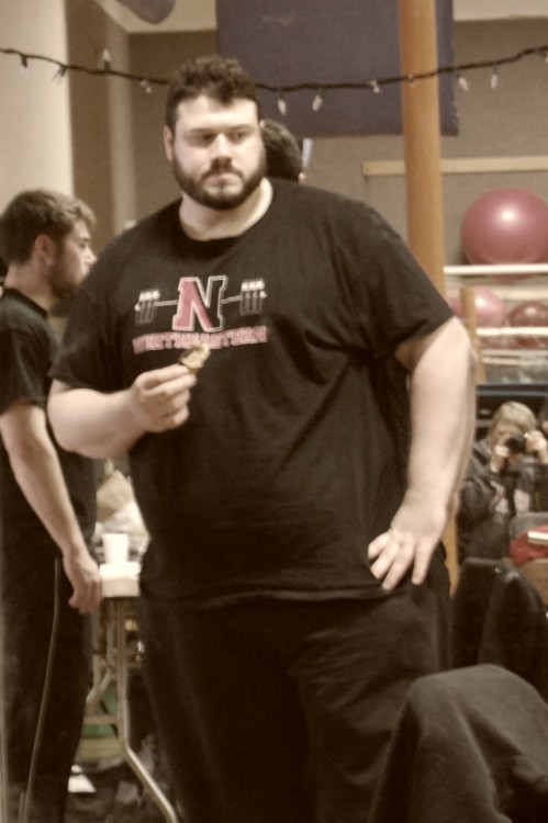bulkydudes:  Michael Zawilinski, Massachusetts powerlifter. He towers over just about everyone he meets.