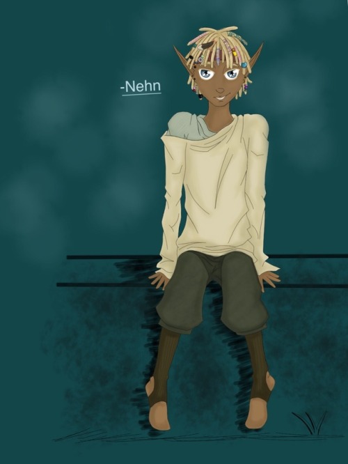 This is Nehn, also a character. He is a half-elf with either the worst, or the best luck.