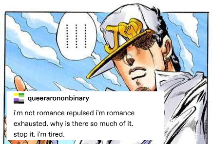 aro-ritsu:jotaro + some aro moods