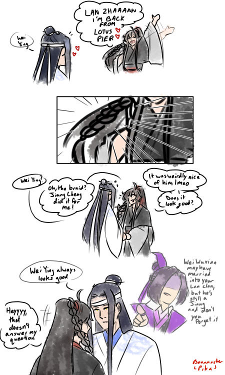 winepresswrath:howdydowdy:beanmaster-pika:Jiang Cheng’s never met a brother-in-law he didn’t dislike