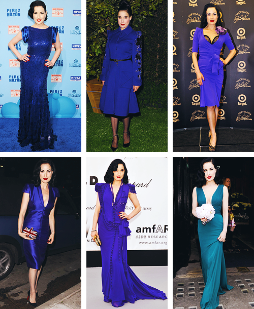 evansbrewster-deactivated201503:  Dita Von Teese | Colour/Outfit Porn 